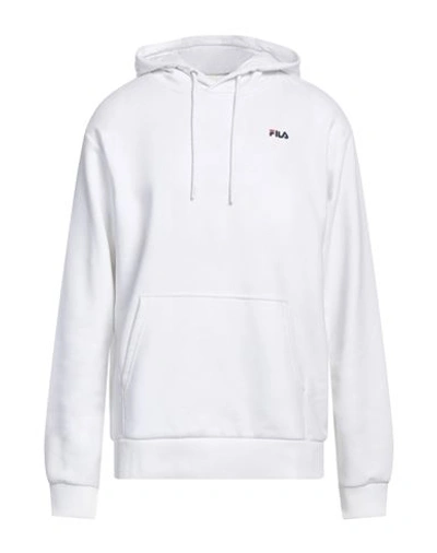 Shop Fila Man Sweatshirt White Size L Cotton, Polyester