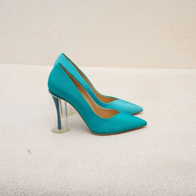 ROSIE ASSOULIN Pre-owned Blue Satin Pumps, 37