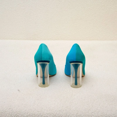 Pre-owned Rosie Assoulin Blue Satin Pumps, 37