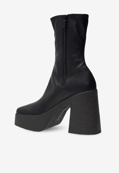 Shop Stella Mccartney 115 Chunky Ankle Boots In Black
