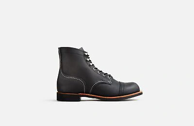 Pre-owned Red Wing Shoes Red Wing 8084 Heritage 6 Eisen Ranger Boot Schwarz Harness