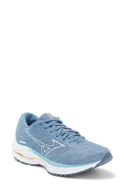 Shop Mizuno Wave Rider 26 Sneaker In Spring-turquoise