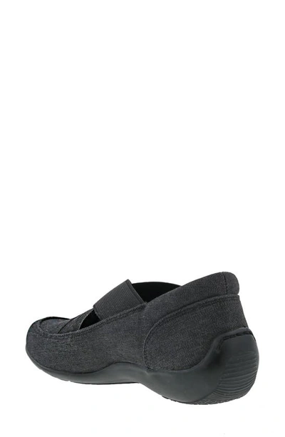 Shop Ros Hommerson Clever Loafer In Black Fabric