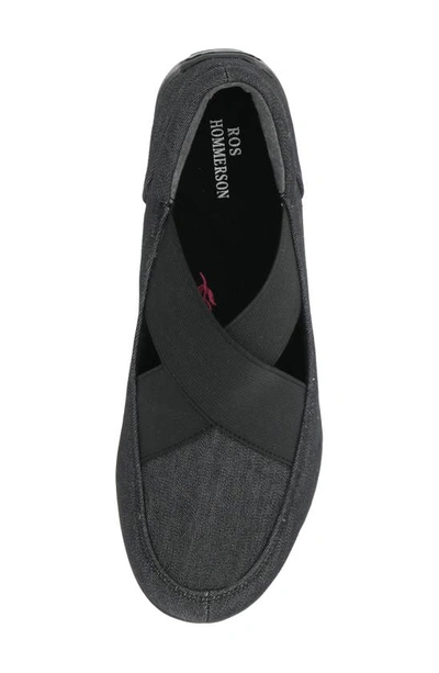 Shop Ros Hommerson Clever Loafer In Black Fabric