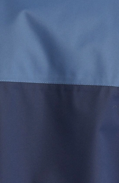 Columbia Boundary Springs Waterproof Rain Jacket In Collegiate Navy