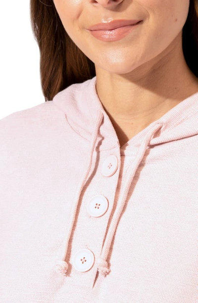 Threads 4 Thought Tanisha Hooded Henley Pullover In Nomad