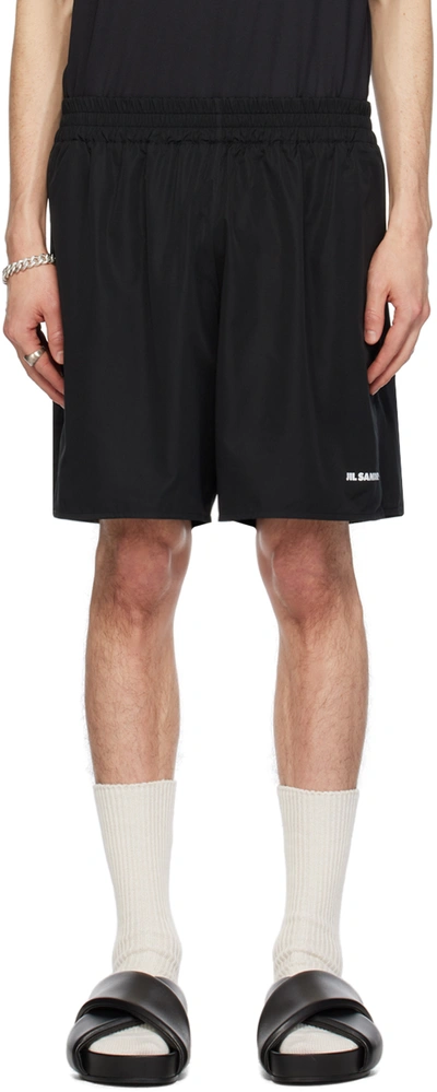 Shop Jil Sander Black Layered Shorts In 001 Black