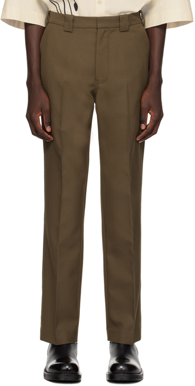 Shop Won Hundred Brown Jayden Trousers In Canteen