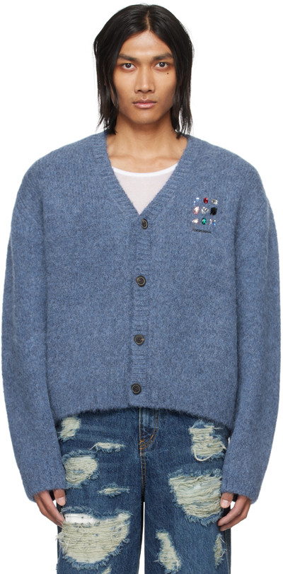 Shop Ader Error Blue Gemma Cardigan