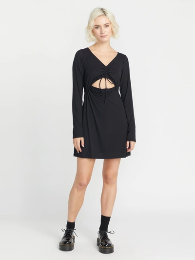 Shop Volcom Go Off Girl Dress - Black