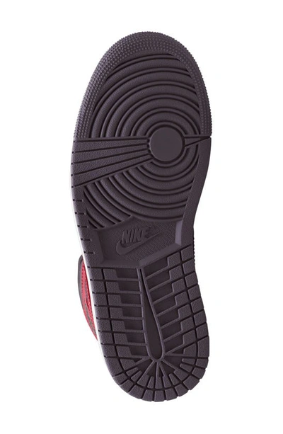 Shop Jordan Air  1 Mid Sneaker In Sail/ Gym Red/ Off Noir/ White