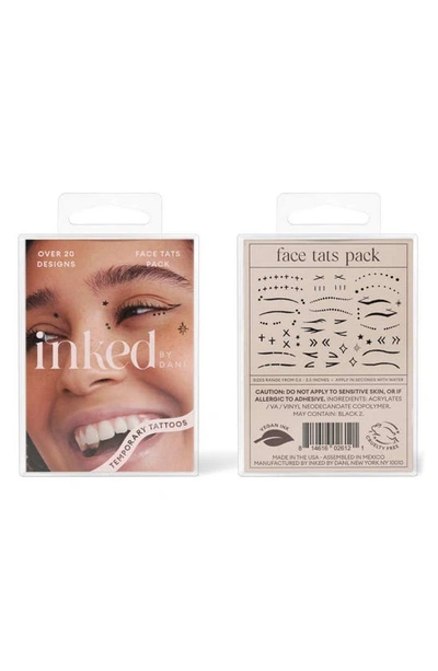 Shop Inked By Dani Face Tats Temporary Tattoos In Black