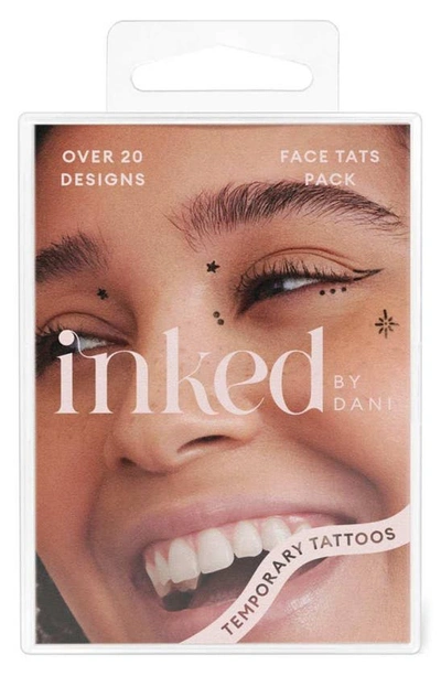 Shop Inked By Dani Face Tats Temporary Tattoos In Black