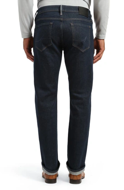 Shop 34 Heritage Courage Straight Leg Jeans In Rinse Selvedge