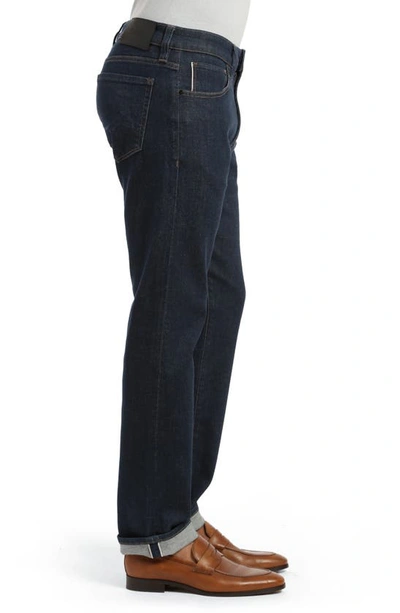 Shop 34 Heritage Courage Straight Leg Jeans In Rinse Selvedge