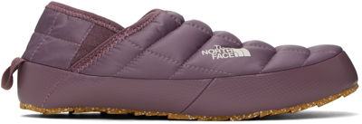 Shop The North Face Purple Thermoball Traction V Mules In Oh4 Fawn Grey/garden
