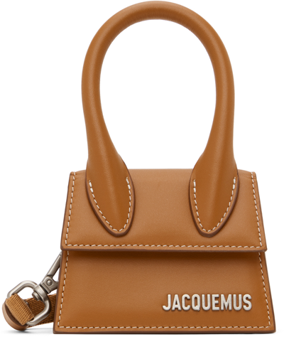 Shop Jacquemus Brown Le Chouchou 'le Chiquito Homme' Bag In 811 Light Brown 2