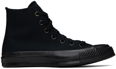 Shop Converse Black Chuck 70 Sneakers In Black/almost Black/b