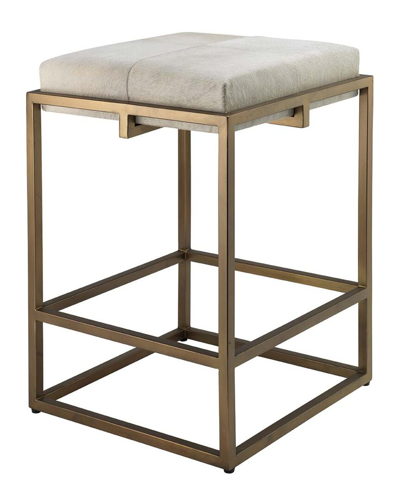 Shop Jamie Young Shelby Counter Stool In White