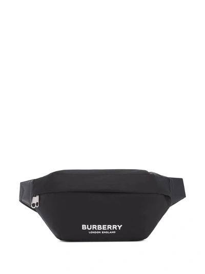 Shop Burberry Men Sonny Belt Bag In Black