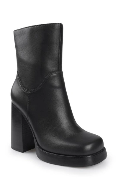 Shop Candies Candie's Glam Bootie In Black Leather