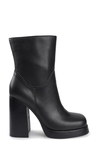 Shop Candies Glam Bootie In Black Leather