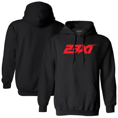 Shop 23xi Racing Black  Logo Pullover Hoodie