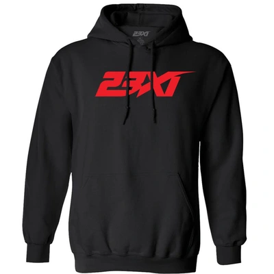 Shop 23xi Racing Black  Logo Pullover Hoodie