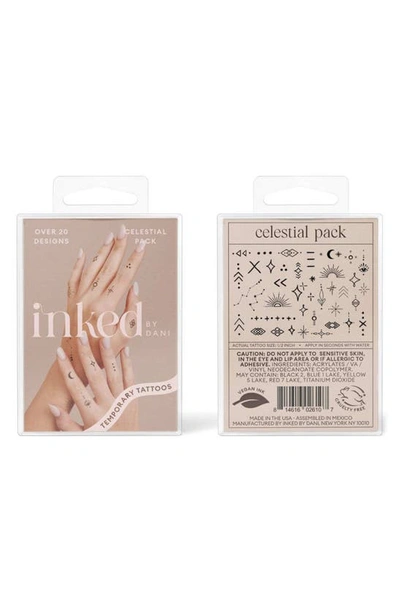 Shop Inked By Dani Celestial Temporary Tattoos In Black