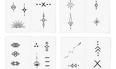 Inked By Dani Celestial Temporary Tattoos In Black