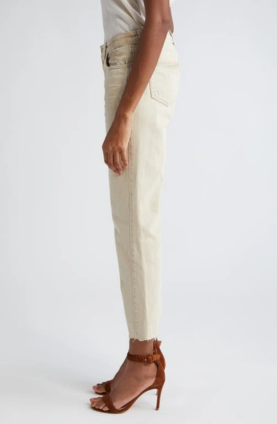 Shop L Agence Milana Stovepipe Ankle Straight Leg Jeans In Sand Dune