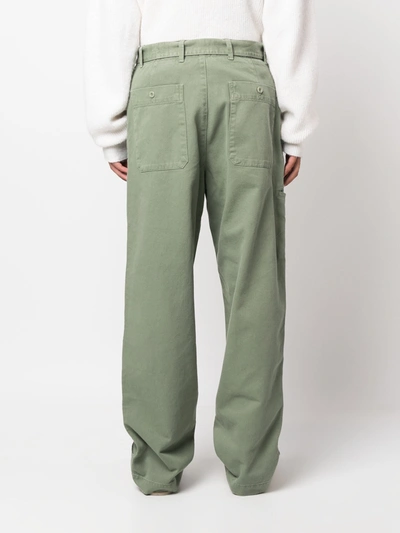 Shop Lemaire Unisex Military Pants In Gr638 Hedge Green