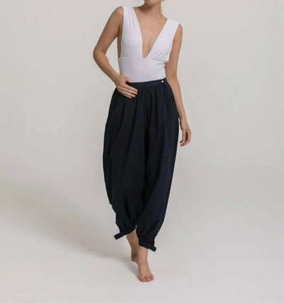 Shop Cali Dreaming Balloon Pant In Navy In Blue