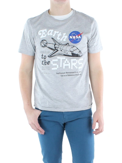 Shop Cotton On Earth To Star Mens Printed Crewneck Graphic T-shirt In Multi