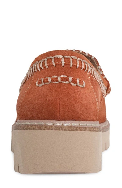Shop Donald Pliner Bit Loafer In Terracotta