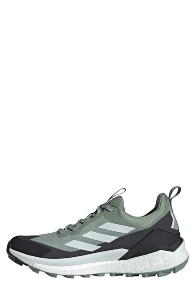Shop Adidas Originals Terrex Free Hiker Gore-tex® Waterproof Hiking Shoe In Green/ Jade/ Carbon