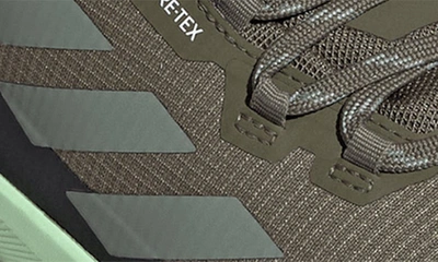 Shop Adidas Originals Terrex Free Hiker Gore-tex® Waterproof Hiking Shoe In Olive/ Silver Green/ Black