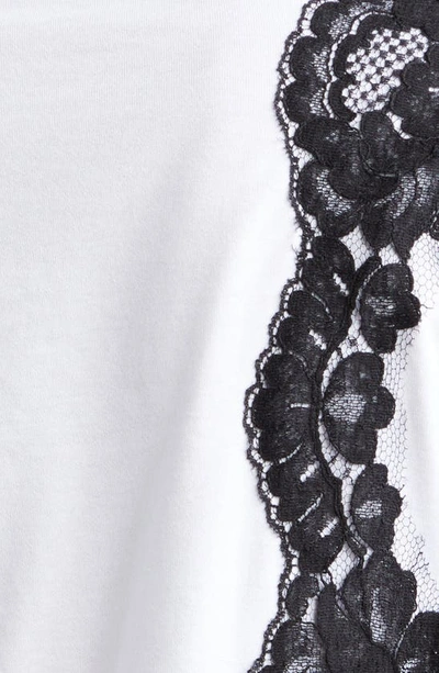 Shop Dolce & Gabbana Lace Detail Sleeveless T-shirt In White Variante Abbinata
