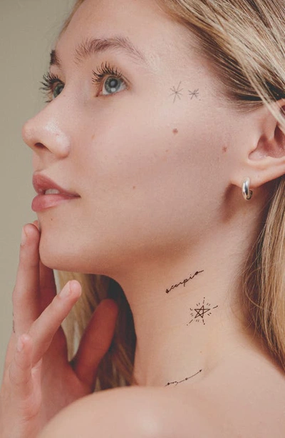 Shop Inked By Dani Water Zodiac Temporary Tattoos In Black