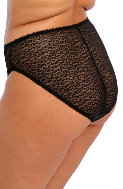 Elomi Lucie High Leg Brief In Black