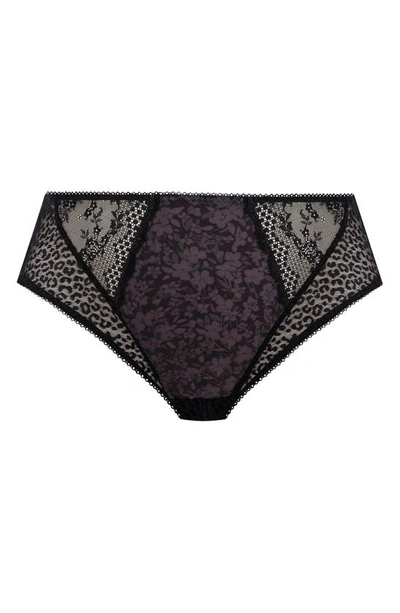 Elomi Lucie High Leg Brief In Black