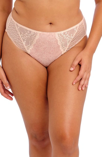 Shop Elomi Lucie High Cut Briefs In Pale Blush