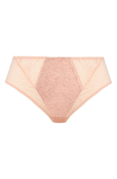 Shop Elomi Lucie High Cut Briefs In Pale Blush