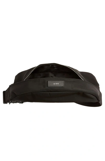 Amiri Staggered Logo Belt Bag In Black
