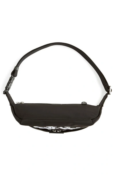 Amiri Staggered Logo Belt Bag In Black
