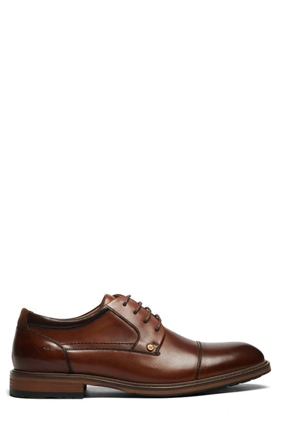 Rodd & Gunn Men's Darfield Leather Derby Shoes In Amaretto