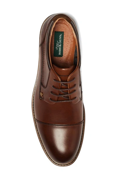 Rodd & Gunn Men's Darfield Leather Derby Shoes In Amaretto