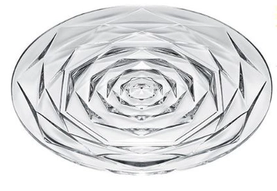 Shop Baccarat Crystal Swing Plate - Medium - Clear In N/a