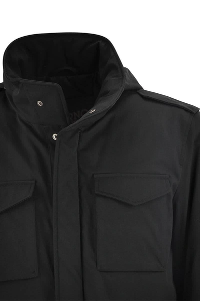 Shop Herno Down Jacket In Black