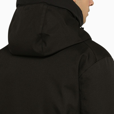 Shop Herno Black Nylon Jacket Men